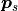 \boldsymbol{p}_s