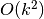 O(k^2)
