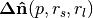 \mathbf{\Delta}\mathbf{\hat{n}}(p, r_s, r_l)