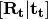 [\mathbf{R_{t}} | \mathbf{t_{t}}]