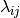 \lambda_{ij}