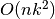 O(nk^2)