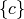 \{c\}